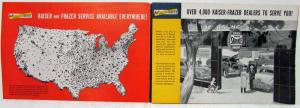 1947 1948 Kaiser Frazer K F Golden Rule Service Sales Folder Brochure Original