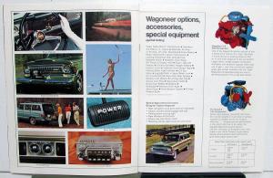 1970 Jeep 4WD Wagoneer Original Sales Brochure