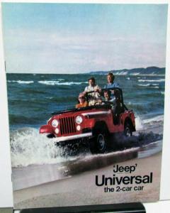 1970 Jeep 4WD Universal Original Sales Brochure