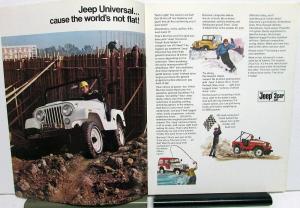 1970 Jeep 4WD Universal Original Sales Brochure