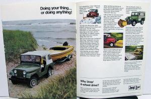 1970 Jeep 4WD Universal Original Sales Brochure