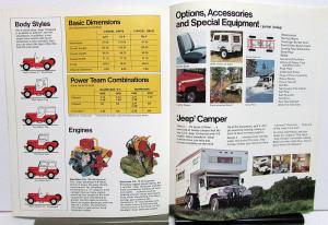 1970 Jeep 4WD Universal Original Sales Brochure