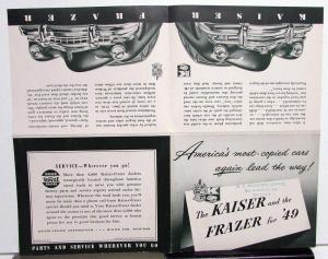 1949 Kaiser Deluxe Special Frazer Manhattan Americas Most Copied Car Sale Folder