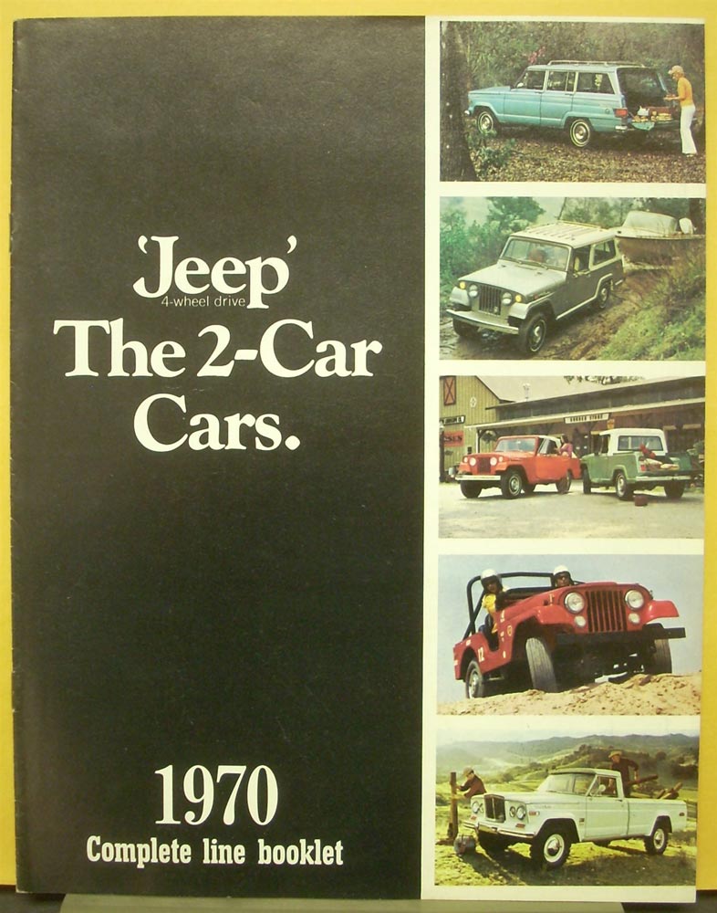 1970 Jeep 4WD Complete Line Original Sales Brochure