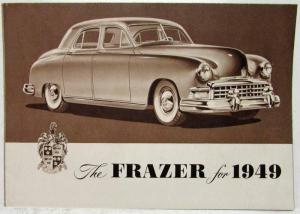 1949 Frazer Manhattan Sales Brochure Folder Original Browntone