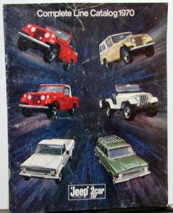 1970 Jeep 4WD Complete Line Catalog Original Sales Brochure