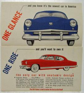 1951 Kaiser Automobile You Are Next to Enjoy Sales Folder Original