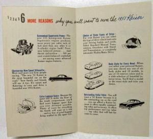 1951 Kaiser Automobile You Are Next to Enjoy Sales Folder Original