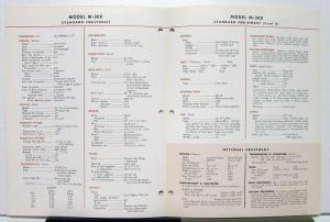 1968 Mack Truck Model M 30X Sales Brochure & Specification Sheet
