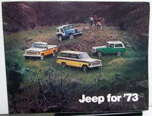 1973 Jeep & Jeep Commando Wagon Wagoneer Truck Dealer Sales Brochure