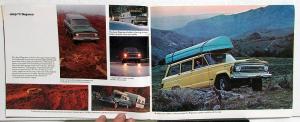 1973 Jeep & Jeep Commando Wagon Wagoneer Truck Dealer Sales Brochure