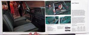 1973 Jeep & Jeep Commando Wagon Wagoneer Truck Dealer Sales Brochure