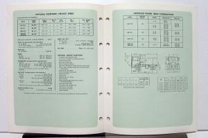 1969 Mack Truck Model MB 600T Specification Sheet