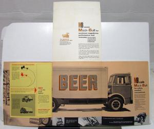 1969 Mack Truck MB Series Sales Brochure