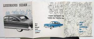 1953 Kaiser Traveler Two Cars In One Sales Brochure Folder Mailer Original