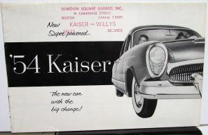 1954 Kaiser 226 Manhattan Special Darrin 161 Sales Brochure Folder Original