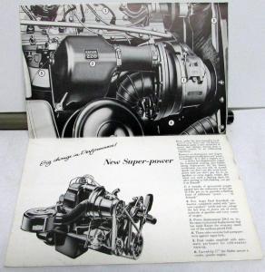 1954 Kaiser 226 Manhattan Special Darrin 161 Sales Brochure Folder Original