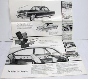 1954 Kaiser 226 Manhattan Special Darrin 161 Sales Brochure Folder Original