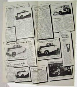 1947 Keller Collage Reprint Sales Articles