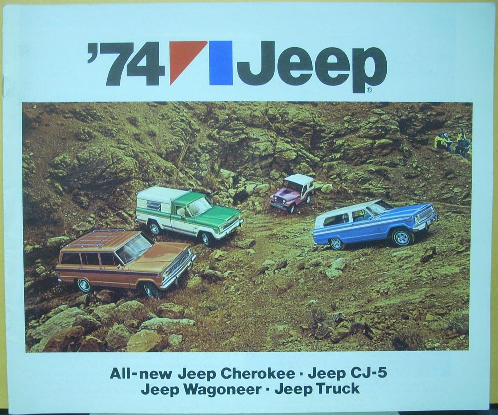 1974 Jeep Cherokee CJ-5 Wagoneer Truck Sales Brochure