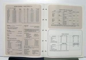 1970 Mack Western Truck Model RL700L RS700L Specification Sheet