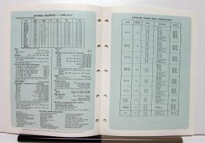 1970 Mack Truck Model F 700T Specification Sheet