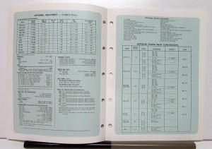 1970 Mack Truck Model F 700LST Specification Sheet