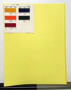 1971 Mack Truck Paint Chips