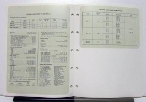 1972 Mack Truck Model R 600LST Specification Sheet