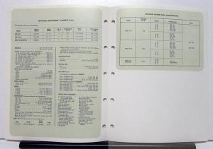 1972 Mack Truck Model R 600LST Specification Sheet