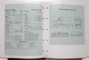 1972 Mack Truck Model U 700T Specification Sheet