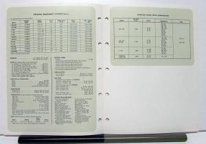 1972 Mack Truck Model R 700LST Specification Sheet