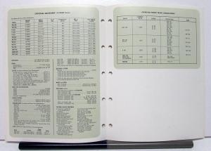 1972 Mack Truck Model R 700ST Specification Sheet