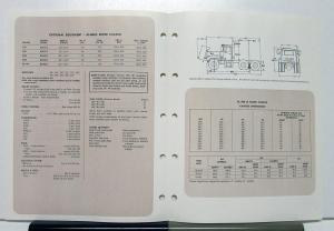 1973 Mack Western Truck Model RL400LS Specification Sheet
