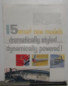 1956 Pontiac Catalina 870 860 Safari Wagon Strato Streak Sales Brochure
