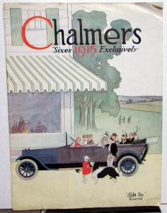 1915 Chalmers Sixes Exclusively Sales Brochure
