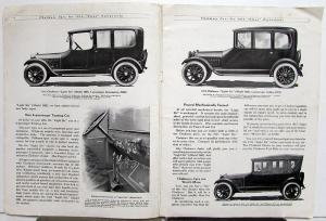 1915 Chalmers Sixes Exclusively Sales Brochure