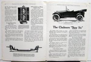 1915 Chalmers Sixes Exclusively Sales Brochure
