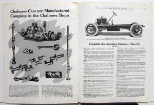 1915 Chalmers Sixes Exclusively Sales Brochure