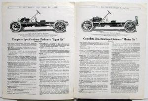 1915 Chalmers Sixes Exclusively Sales Brochure