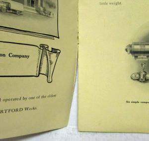 1915-1917 Hartford Electric Starting and Lighting System Pamphlet