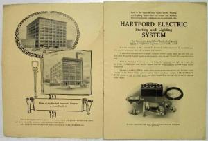 1915-1917 Hartford Electric Starting and Lighting System Pamphlet
