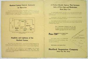 1915-1917 Hartford Electric Starting and Lighting System Pamphlet