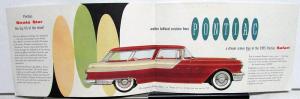 1955 Pontiac Concept Strato Star Safari Wagon Star Chief Catalina Sales Folder