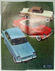 1960 Triumph Herald 3 Years Ahead Sales Folder Poster