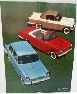 1960 Triumph Herald 3 Years Ahead Sales Folder Poster