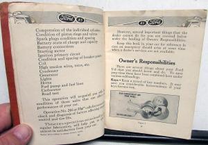 1937 Ford 85 V8 Reference Book Owners Manual Original