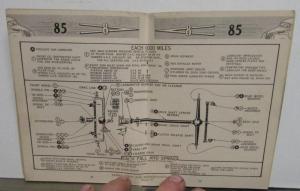 1938 Ford 85 HP V8 Reference Book Owners Manual Original