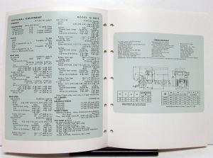 1974 Mack Truck Model U 487T Specification Sheet