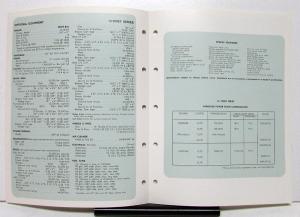 1974 Mack Truck Model U 700ST Specification Sheet